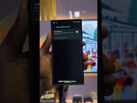 How To Lock Your Sim Card         #ytshorts #security #simcard #simlock #foryou #tips #fypシ゚viral
