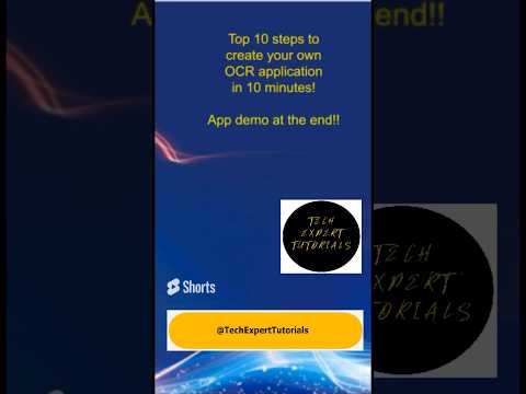 Amazing! You can create an OCR application in 10 minutes! #ocrtextextraction #shorts