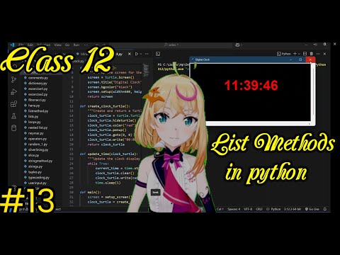 List Methods ||Computer science || class 11th 12th or above || Day13