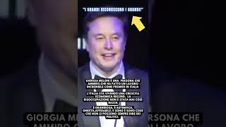 #GiorgiaMeloni #ElonMusk #Women #GlobalRecognition #ProudItaly #InternationalPolitics #EULeadership