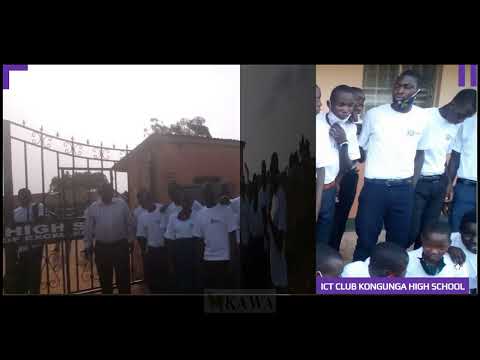 Kongunga High SChool ICT Club launch by KAWA and UCC