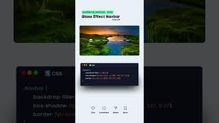 Free Source Code Link   https   t me codewith muhilan 288 Glass Effect Navbar   Telegram and GitHub