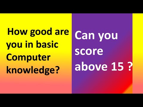 HOW GOOD ARE YOU IN COMPUTER BASICS?