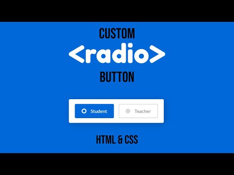 Radio Button In HTML