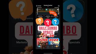 27/28 JUNE 2024 HAMSTER KOMBAT DAILY COMBO CARD UPDATE #hamsterkombat #hamsterkombatcombo #crypto