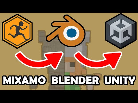 How to Use Mixamo Animations with Any Model in Blender and Unity
