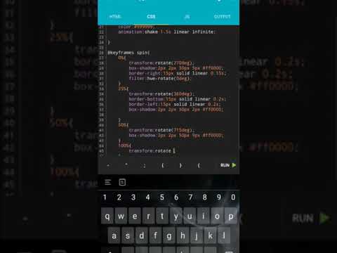 cool loading animation using #html  and #css  #shorts