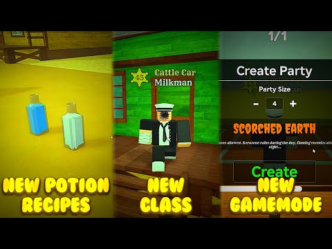Everything New in The Dead Rails Update | Dead Rails Every Potion Recipe | Every Buff And Nerf