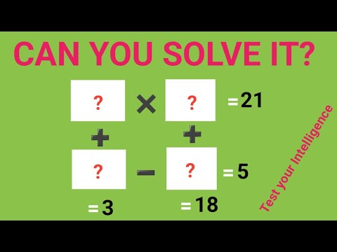 Can you solve it? -Test Your Intelligence II Brain Power Test II IQ TEST II Math Puzzle IIMath Game 