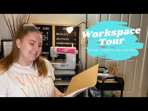 MY STUDIO TOUR 2020- storage, creations, tips and tricks!