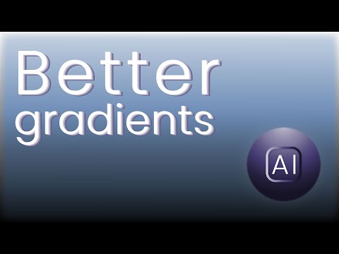 Create better Gradients and extend color palettes with tints and shades in Adobe Illustrator.