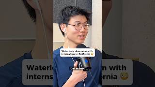 Waterloo’s obsession with Cali internships 😳 #career #internship #waterloo #engineering
