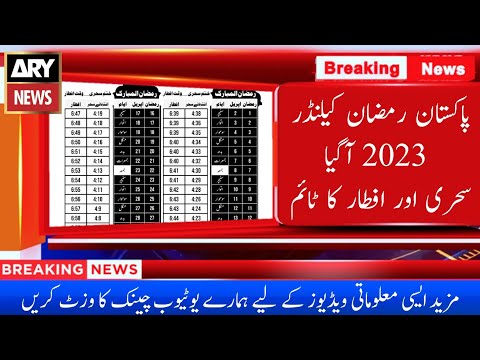 Ramzan ul mubarak ka new cleander 2023| رمضان چاند| رمضان کا کلینڈر 2023 | 2023|
