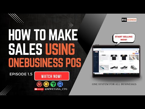 How to Make Sales Using ONEBUSINES POS| Eps. 1.5