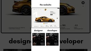 Designer vs Developer | Porsche 911 Website Transition Effect