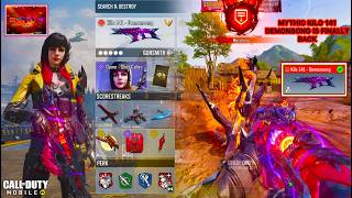 Mythic Kilo 141 - Demonsong is now back to drop intense MVP SND 1v4 Clutches with 15 Kills in CODM 😈