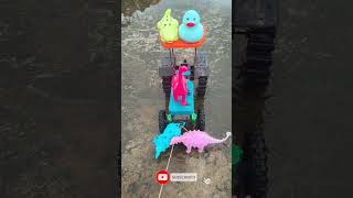 Pani me dainasour #shorts #viral #toys #cartoon #jch #tractor