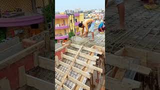 Concrete step making 🪜🪜 #civilengineering #constuction