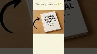 #CodingForBeginners #CodingMadeSimple #LearnToCodeJournal  #DigitalProductivity #TheLuxeCoder