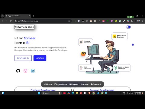 🚀 Build Your Personal Portfolio Website – Perfect for Resumes & Job Applications!