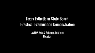 Texas Esthetician State Board Practical Exam Demo