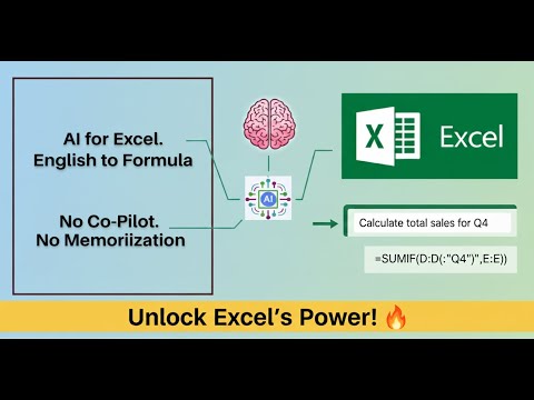 Auto Generate Excel Formulas Using AI