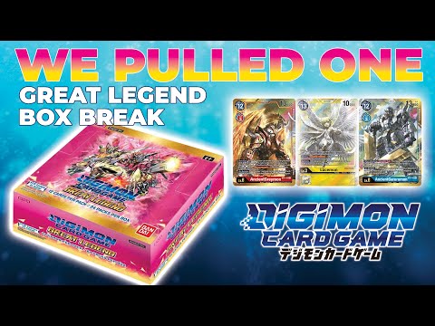 THIS BOX WAS LEGENDARY! | DIGIMON GREAT LEGEND BT4 Booster Box Opening