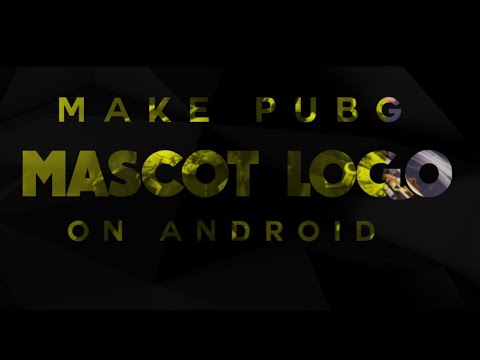 HOW TO MAKE A PUBG MASCOT LOGO ON ANDROID.DOWNLOAD LINKS IN DESCRIPTION