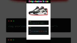 Drop shadow in CSS #css #webdesign #shorts #viral #coding #programming #animation