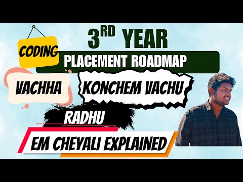 Placements vishayam lo Confused unnara? | Placement Roadmap for 3rd Year Students 🧭 | Telugu 🇮🇳