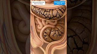 Lower Abdominal Cross-Section Animation of Intestinal Mass Cracking  #shorts #youtubeshorts