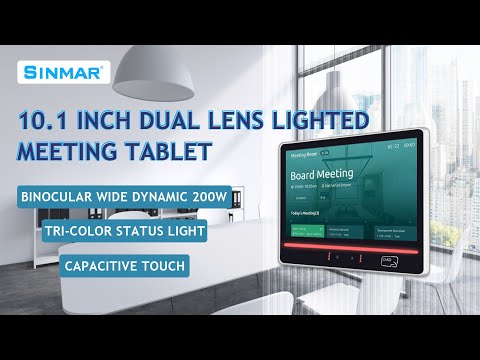 Meeting Booking Tablet Digital Scheduling Display Special Dual Lens Lighted Design