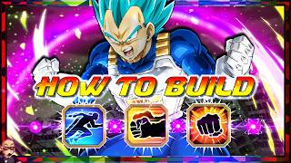 HOW TO BUILD! INT Super Saiyan Blue Vegeta SEZA Hidden Potential Guide DBZ: Dokkan Battle