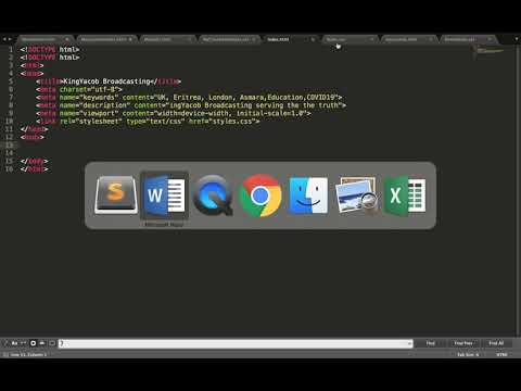 Part 1 Creating  webpage using html css