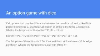 Option Pricing Lesson 1