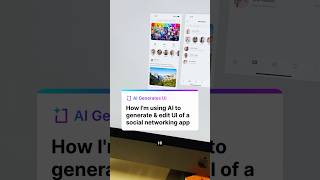 Watch AI Turn a Single Text Prompt into Stunning UI Designs in SECONDS! #uidesigns #uidesigntool