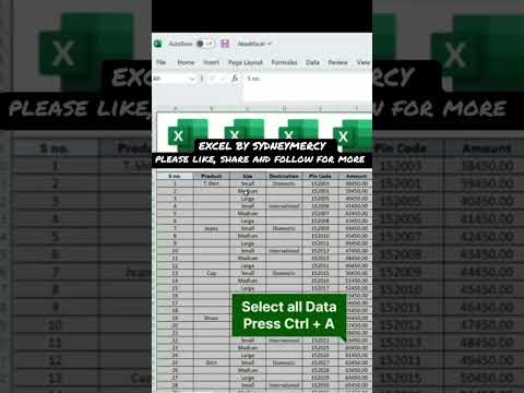 Fill in the blank cell with this simple technique #excel #everyone #learn