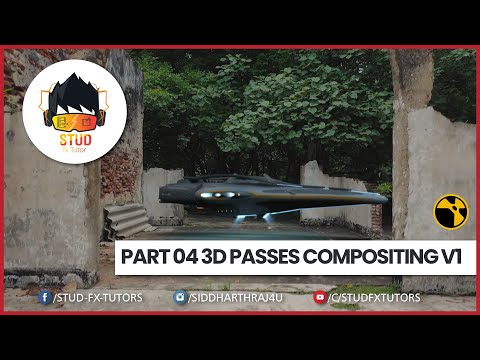 Nuke Passes Compositing Part-1  | Compositing | Part 04
