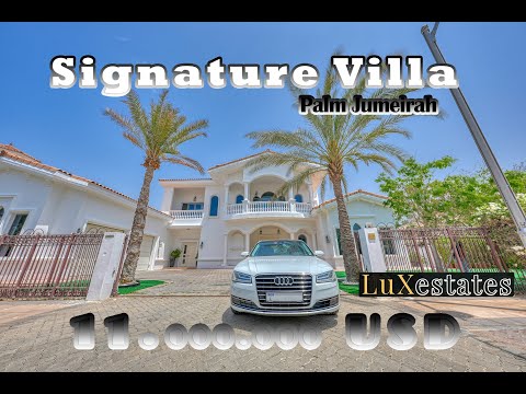 Luxury Signature villa for Sale on Palm Jumeirah Dubai I SONY ALPHA 1 4K