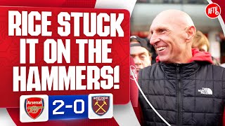 Declan Rice Stuck It On The Hammers! (Lee Judges) | Arsenal 2-0 West Ham