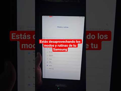 Estás desaprovechando los modos y rutinas de tu #Samsung