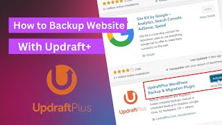 "Effortless Website Backup: A Step-by-Step Guide How to backup website with updraft"