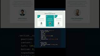 Create testimonials using #CSS #codeinvent
