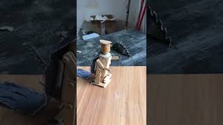 DIY Dancing Robot: Wacky Woodworking Creation!#DIYrobot #woodworking #dancingrobot