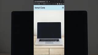 Responsive Navigation Bar using HTML, CSS & JS #javascript #websitedesign #shorts