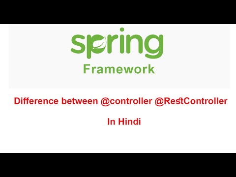 Difference between @controller vs @restcontroller in Hindi | Important Spring Interview question