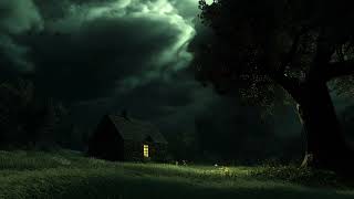 Balmy Calm Before The Storm Ambience | Fresh Wind and Rolling Thunder Sounds for Sleep | 3 HOURS