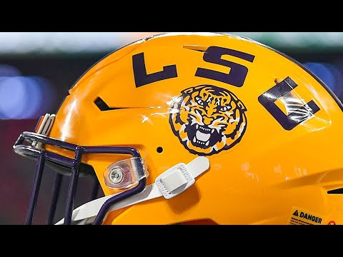 LSU Tigers helmet history