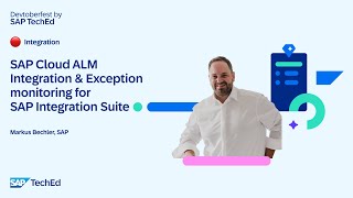 🔴 SAP Cloud ALM - Integration & Exception Monitoring for SAP Integration Suite