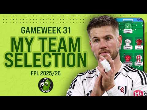 MY FPL GW31 TEAM SELECTION 📢 | BLANK GAMEWEEK!!! 🚨 | Fantasy Premier League 2025/26